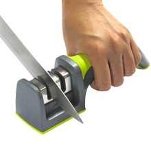 Homeware Home Kitchen Utensils Gadgets Dining Cutlery & Knife Accessories Soft-Grip Handle 2 Stage Professional Knife Sharpener