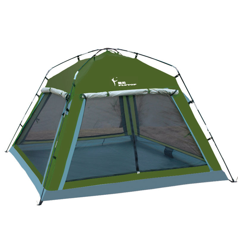 Camping Tent 4 person New 2014 Summer Outdoor Equipment Single Family Tourism Beach Tents Three-season Waterproof