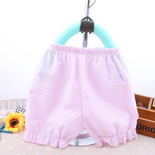 Multicolor Summer Baby Girl Short Pants Hot Kids Clothing 0-2 year Children Cotton Gauze Infant Elastic PP Trousers Bloomers