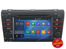 Android 4.4 Car DVD player Radio Stereo GPS Navigation  for  Mazda 3 2004 2005 2006 2007 2008  2009 / 3G WIFI OBD DVR