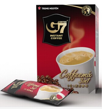 G7 coffee g7 three in instant coffee powder 384g 16 24 bag vietnam coffee