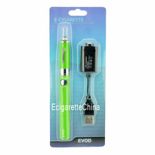 2pack Health ego EVOD MT3 atomizer 1100mAh Variable Voltage battery Single Blister Starter Kit  Electronic cigarette(green)
