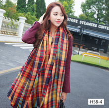 major Winter 2015 Tartan Scarf Desigual Plaid Scarf cuadros New Designer Unisex Acrylic Basic Shawls Women’s big size Scarves