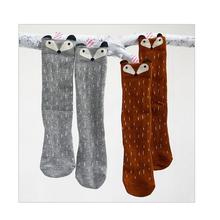 fox socks Lovely 3D Fox Baby Leg Warmers Socks skid For Children Girls Non slip Cotton