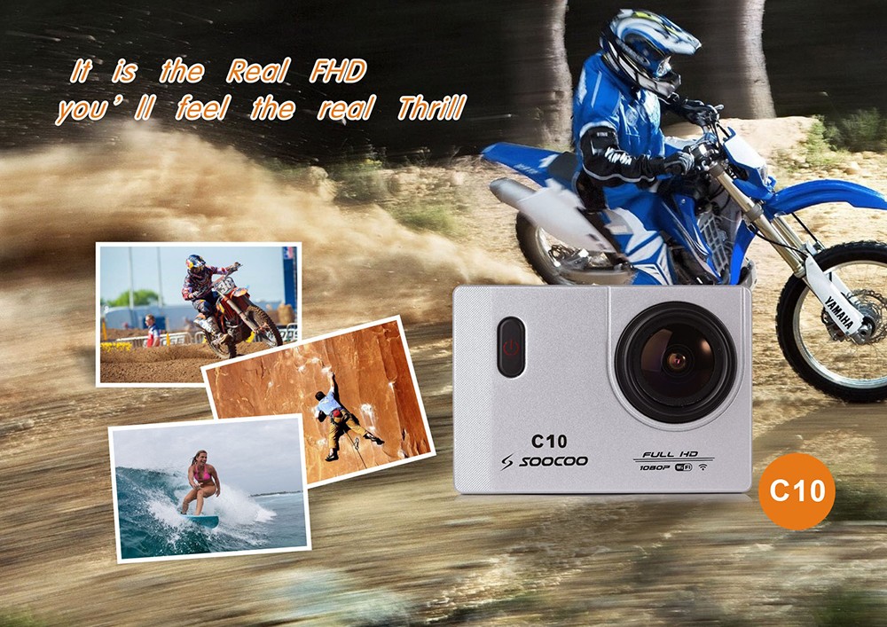 SOOCOO C10 Sport Action Camera Novatek 96655 170 Degree Wide Angle Lens Waterproof 1080P (14)
