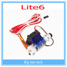 3D printer Lite6 Full Kit – 1.75mm Universal with Bowden with Single Cooling Fan 1.75/3.0mm Direct Filament Wade Extruder Nozzle