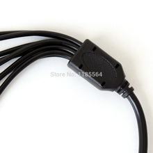 High Speed 8 Way 1 Female to 8 Male CCTV Power Splitter Cable Hub for Camera