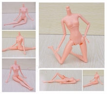 Подарок на день рождения DIY Детские Игрушки 12 Суставы Кукла Нагое Тело Для барби Кукольный Дом Для 1/6 BJD Куклы Без Головы Куклы Аксессуар