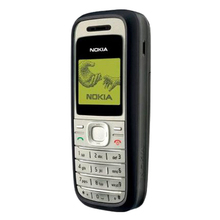 Cheap Original Nokia 1200 mobile phone Dualband Classic GSM Cell phone 1 year warranty Refurbished Phone