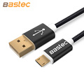 Bastec 2016 Nylon Line and Metal Plug Micro USB Cable for iPhone 6 6s Plus 5s