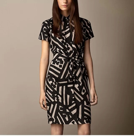 Womens geometric print dress