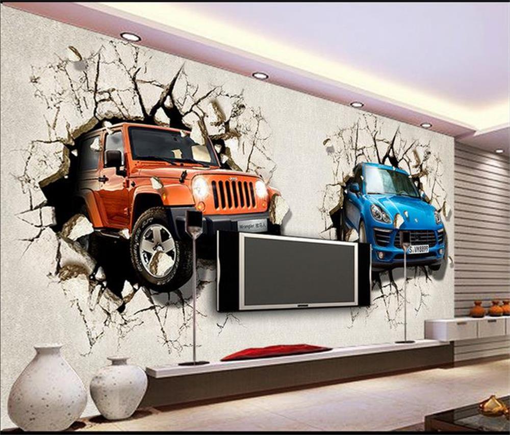 Popular 3d through wall paper buy cheap 3d through wall paper lots ... Kleurencombinatie woonkamer