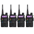 4 PCS BAOFENG UV 5R Walkie Talkie black dual band VHF UHF 136 174 400 520MHz