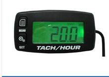 waterproof Digital Resettable Inductive Tacho Hour Meter Tachometer For Motorcycle Marine Boat ATV Snowmobile Generator Mower