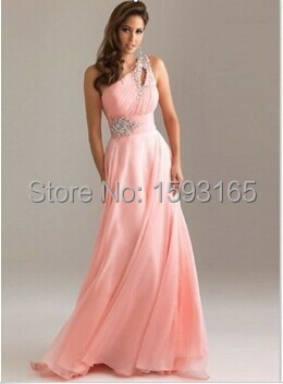 Vestidos largos de fiesta rebordear vestido rosa prom stock vestido barato summer dress prom dress 2 , 16 W vestido de baile ves.