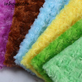 Big Sale ROSE ROSETTE SWIRL MINKY FABRIC CUDDLE VELBOA PV plush fabric 160cm width Sold by