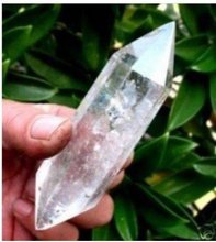 TRANSPARENT CRYSTAL WAND POINT RAINBOW Healing free shoping