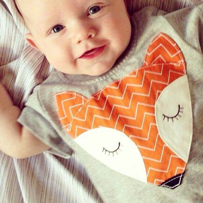 Aliexpress.com : Buy Newborn Kids Baby Infant Boy Girl Clothing <b>Summer Cool</b> ... - Newborn-Kids-Baby-Infant-Boy-Girl-Clothing-Summer-Cool-Cute-Minions-Fox-Playsuit-Romper-Jumpsuit-Outfits