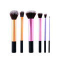 6 Pcs set Horn Tube Makeup Brushes Set Pro Foundation Loose Powder Contour Eyeshadow Eyeliner Lips