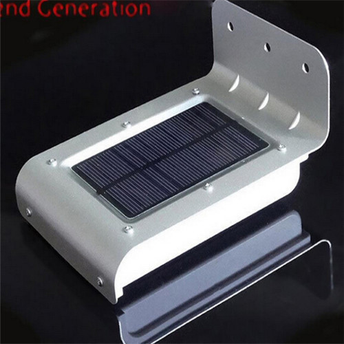2015 S00862 16 LED Outdoor Solar Light Solar Powered Wall Mount Light Street Lamps-in Solar ...