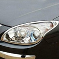 Fit For Hyundai i30 Elantra Touring 2008 2011 ABS Chrome Front Lamp Cover Trim Headlight shell