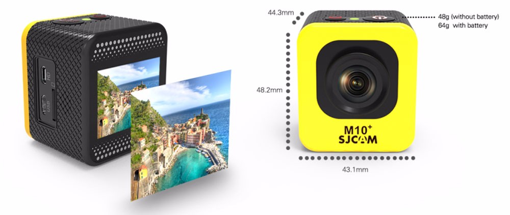 original sjcam m10+ plus wifi mini cube sports camera 8