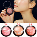 Pro Fashion Beauty Makeup Cosmetic Blush Blusher Powder Palette Glossy Shading Blusher