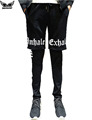 Mens Sports Fake Two Piece Cotton Solid Running Shorts Hip Hop Basketball Shorts Man Running Jogger