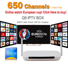 Free QHDTV Arabic TV Box Sport Max 700 Plus Arabic Channels Free fast shipping Arab Android 4.4 WiFi HDMI Smart TV Box Streamer