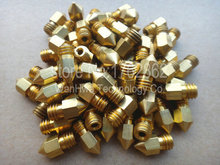Wholes sales! 50pcs/lot 3D Printer MK8 Extruder Nozzle & Head 0.2mm 0.3mm 0.4mm For 1.75mm Filament MK7 MK8 Makerbot