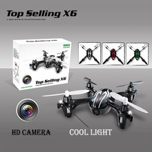 Newest Hubsan X6 2.4G 4CH RC Quadcopter RTF with 2MP Camera FPV and LED Light Original Package VS Hubsan X4 H107C Quad Copter