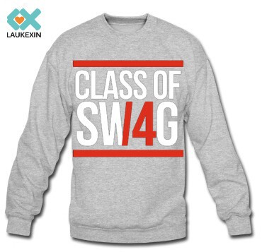 2014CLASS OF SWAG 14 (RED WITH BANDS) Sweatshirt Gray