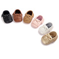 2016 Autumn Latest Baby Tassel Bow Moccasins Unisex Infant Casual Shoes Soft Sole Babies Booties