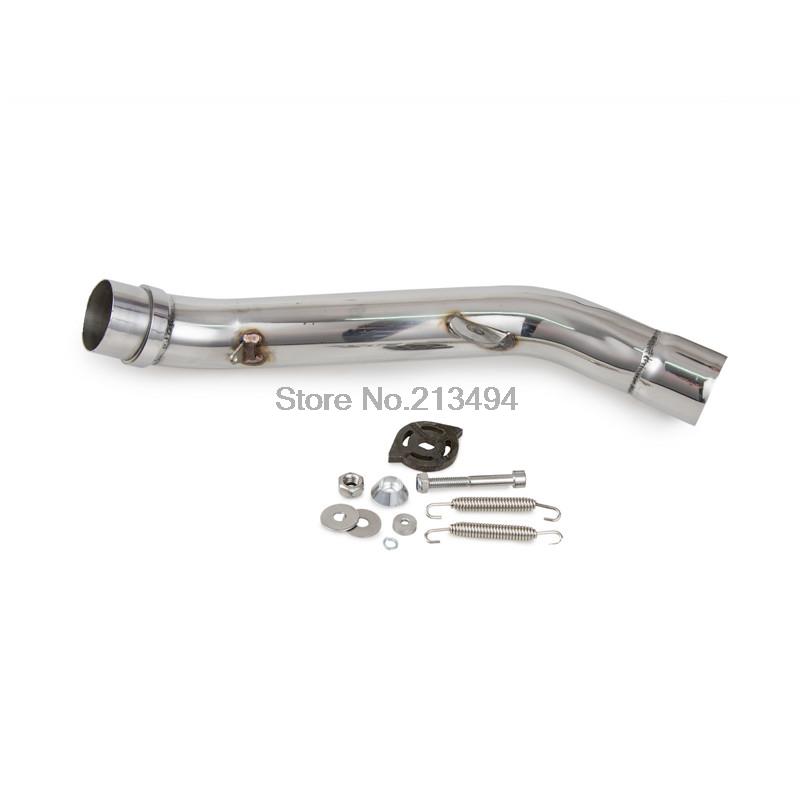 Motorcycle Stainless Steel Slip-On Exhaust Mid Pipe for Kawasaki Z800 Z 800 2013 2014 2015 Motorbike