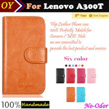Lenovo A300T Case 6 Colors Top Dedicated Customize Flip Crazy Horse Leather Anti-slid Smartphone Cover Case Card Wallet