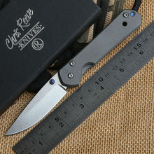 Chris Reeve small Sebenza titanium D2 Folding blade knife Tactical camping hunting outdoors pocket survival knives Utility Tools