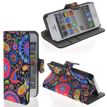 smartphone for iphone ios funda for iphone 5S luxury case for iphone 5s 2015 brand case luxury Flip stand bag wallet