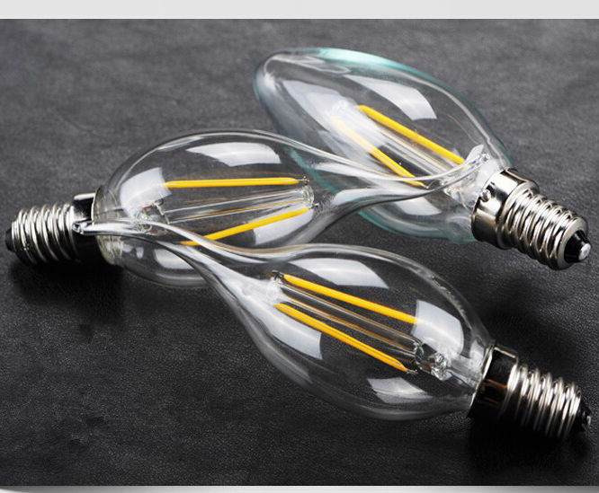 5x New Design E14 AC 220V 4W 8W LED Filament Candle Bulbs CRI 80 360Degree Instead of 20-40w halogen bulb Vintage pendant lamps