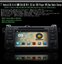 7″ Android 4.4.4 OS Wifi 3G Car DVD Player GPS Nav for BMW 3 Series M3 Radio Stereo with Retail Package DHL FEDEX Free Shipping