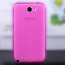 cell phone case for samsung galaxi note 2 n7100 hot sale soft cute beauty matte clear silicone tpu colorful luxury cover