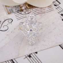 Hot Sell Wholesale Sterling 925 silver ring 925 silver fashion jewelry ring Multi Heart inlaid stone