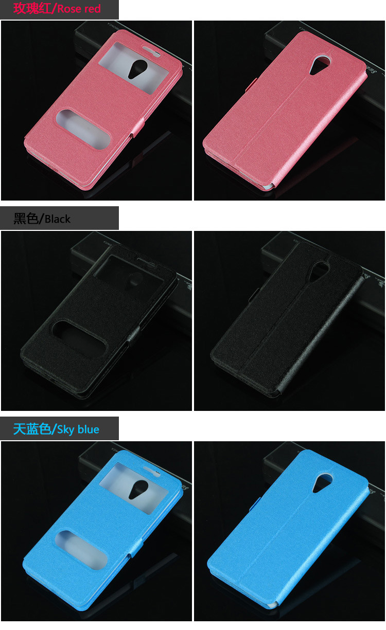 fashionable view windows flip cover for meizu m2 mini 5 0 fashionable view windows flip cover for meizu m2 mini 5 0