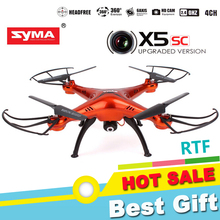 Syma X5SC Explorers 4 Channel 2.4G 6 Axis 3D Flip RC Quadcopter with 2.0MP HD Camera Drone