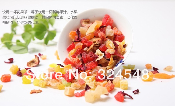 250g chinese fruit tea flower fruit tea green food personal care health care the China flavor