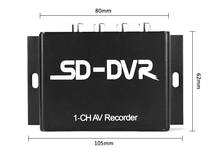1 ch mini sd cctv dvr audio video recorder support 32G micro sd card loop recording