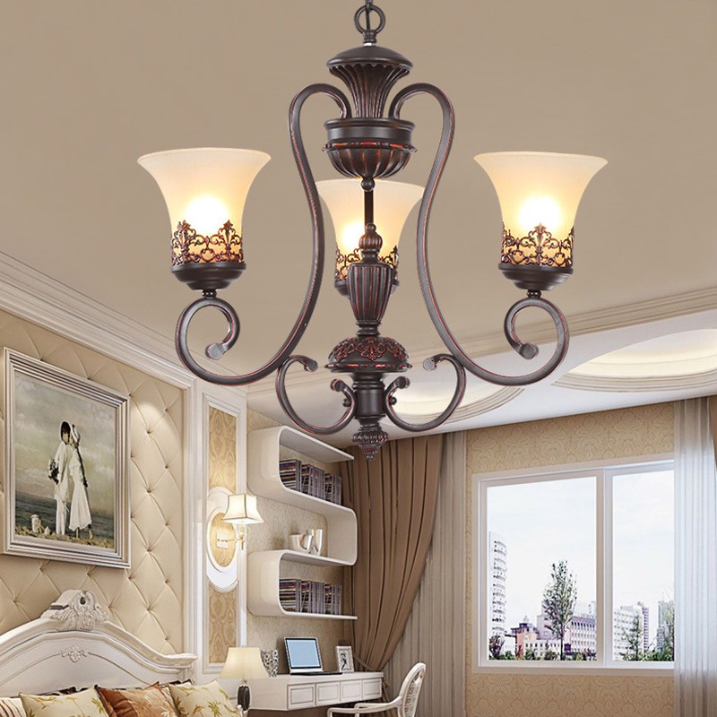 3-5-6-8-arms-retro-chandelier-lighting-glass-lampshade-wrought-iron-chandelier-living-dining-room (3)