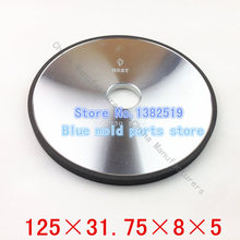 Herramientas de diamante 100% concentración ranurado rueda de diamante de carburo de tungsteno rueda de la clase especificaciones 125 * 31.75 * 8 * 5