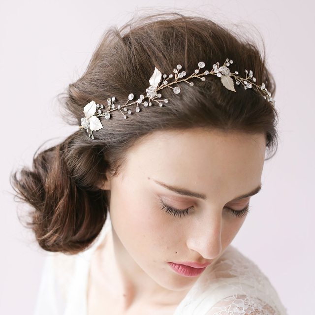 Handmade 2015 Fashion Crystal Flowers Blade Bridal Hair Accessories Wedding ... - Handmade-2015-Fashion-Crystal-Flowers-Blade-Bridal-Hair-Accessories-Wedding-Dress-White-Head-Bands-For-Woman.jpg_640x640