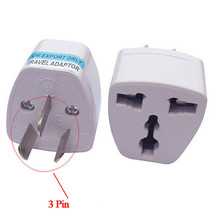 1pc US UK EU to AU AC Plug Universal Travel Adapter Power Australia 3pin
