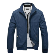 2015 New Arrival Spring Men s Solid Fashion Jacket Male Casual Slim Fit Mandarin Collar Jacket